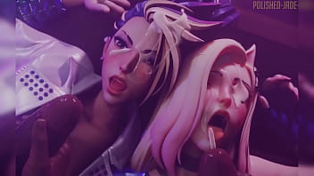 Hentai 3 dimensional Akali/KDA