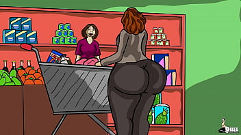 Yam-sized Booty Mrs. Keagan get trouble at the super market (Proposition Season 4)